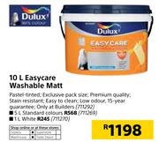 Dulux 5Ltr Easycare Washable Matt (Standard Colours)