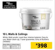 Fired Earth 10Ltr Wall & Ceilings