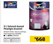 Dulux Solvent-Based Pearlglo Enamel-5Ltr
