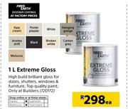 Fired Earth Extreme Gloss-1Ltr Each