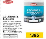 Plascon Kitchens & Bathrooms-2.5Ltr