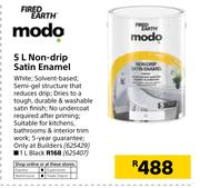 Fired Earth Modo Non-Drip Satin Enamel-1Ltr