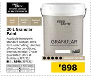Fired Earth Granular Paint-5Ltr