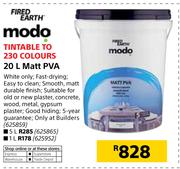 Fired Earth Modo Matt PVA-1Ltr