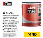 Cem Tite 1m x 5m Membrane Sheet