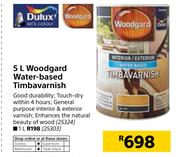 Dulux Woodgard Water Based Timbavarnish-1Ltr