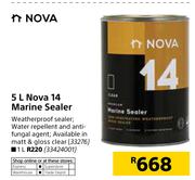 Nova 14 Marine Sealer-5Ltr