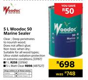 Woodoc 50 Marine Sealer (Matt Clear)-5Ltr