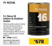Nova 16 Indoor & Outdoor Sealer-1Ltr