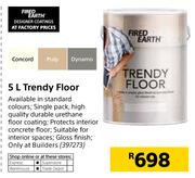 Fired Earth 5Ltr Trendy Floor