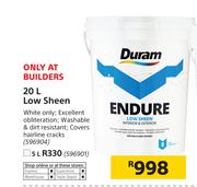 Duram Endure 5Ltr Low Sheen