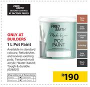 Fired Earth Pot Paint-1Ltr