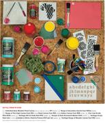 Unlimited Ideas Wooden Floral Canvas (200mm x 200mm x 40mm)