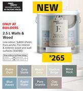Fired Earth Walls & Wood-2.5Ltr