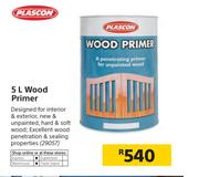 Plascon Wood Primer-5Ltr