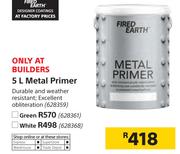 Fired Earth Metal Primer-5Ltr