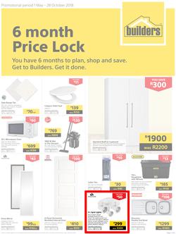 Builders : 6 Month Price Lock (1 May - 28 Oct 2018), page 1
