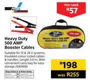 Moto Heavy Duty 500 AMP Booster Cables