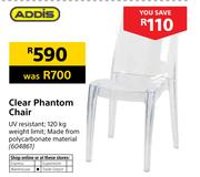 Addis Clear Phantom Chair