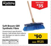 Academy Soft Broom GB1 Synthetic Fibre