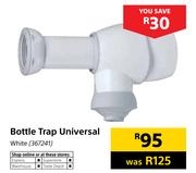 White Bottle Trap Universal 