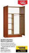 Builders Standard Built-In Cupboard