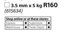 Disston 3.5mm x 5kg Welding Rods