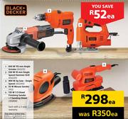 Black & Decker 650W 115mm Angle Grinder Combo-Each