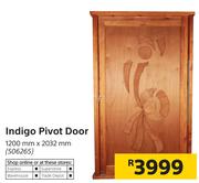 Indigo Pivot Door 1200mm x 2032mm