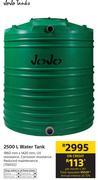 Jojo Tanks 2500Ltr Water Tank 1860mm x 1420mm