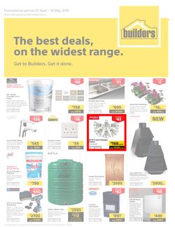 Builders KZN : The Best Deals On The Widest Range (20 Apr - 19 May 2019), page 1