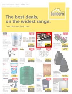 Builders KZN : The Best Deals On The Widest Range (20 Apr - 19 May 2019), page 1