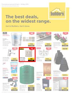Builders KZN : The Best Deals On The Widest Range (20 Apr - 19 May 2019), page 1