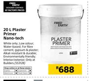 Fired Earth 20Ltr Plaster Primer Nano-Tech