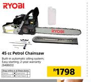 Ryobi 45cc Petrol Chainsaw
