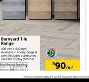 Barnyard Tile Range-400mm x 400mm Per Sqm