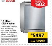Bosch 12 Place Dishwasher SMS45JI00Z