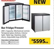 Goldair 240Ltr Bar Fridge/Freezer-Each