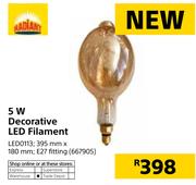 Radiant 5W Decorative LED Filament LED0113-Each