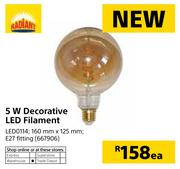 Radiant 5W Decorative LED Filament LED0114-Each