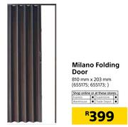 Milano Folding Door-810mm x 203mm
