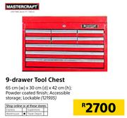 Mastercraft 9 Drawer Tool Chest