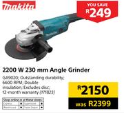 Makita 2200W 230mm Angle Grinder GA9020