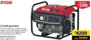 Ryobi 2.5 KVA Generator