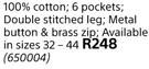 Beck FX Cargo Stone Trousers