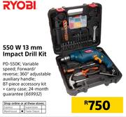 Bosch 550W 13mm Impact Drill Kit PD-550K
