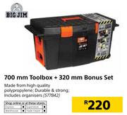 Big Jim 700mm Toolbox + 320mm Bonus Set