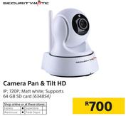 Securitymate Camera Pan & Tilt HD