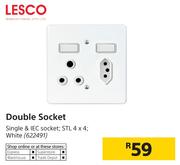 Lesco Double Socket