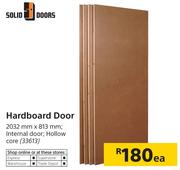 Solid Doors Hardboard Door-2032mm x 813mm Each